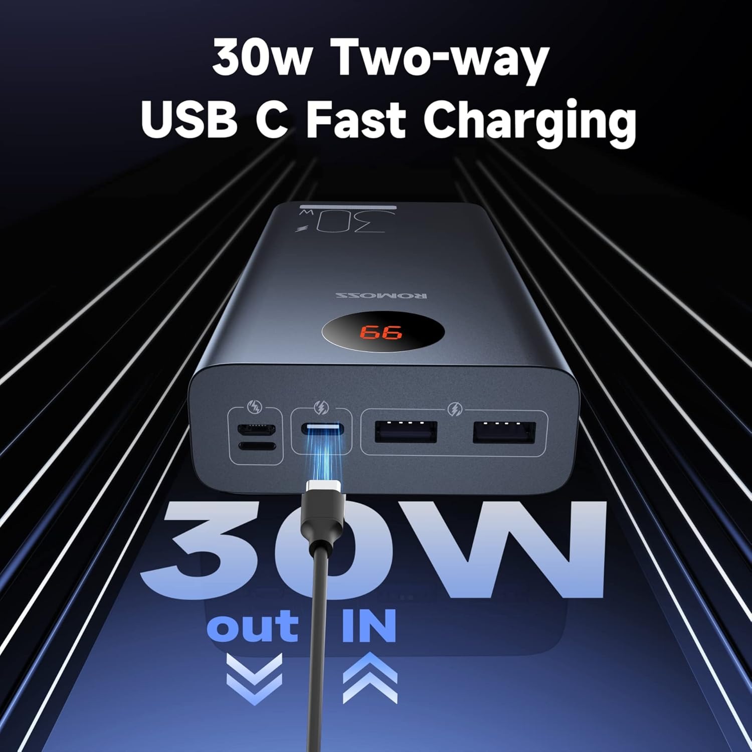 Romoss PEA30 30000mAh 30W Fast Charging Power Bank photo 2