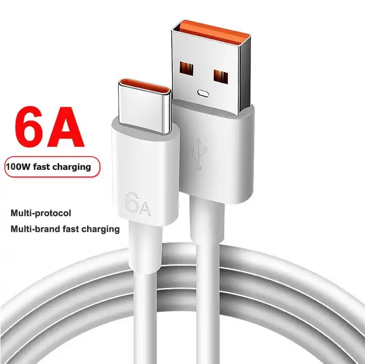 Xiaomi 120W 6A USB-A to USB-C Fast Charging Cable photo 1