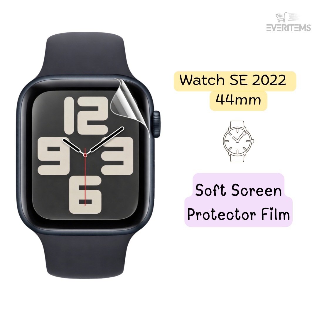 Apple Watch SE 2022 44mm Hydrogel Screen Protector - Pack of 6