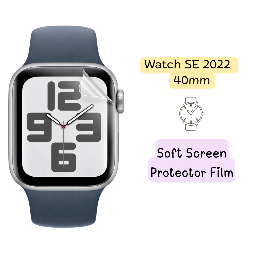 Apple Watch SE 2022 40mm Hydrogel Screen Protector - Pack of 8