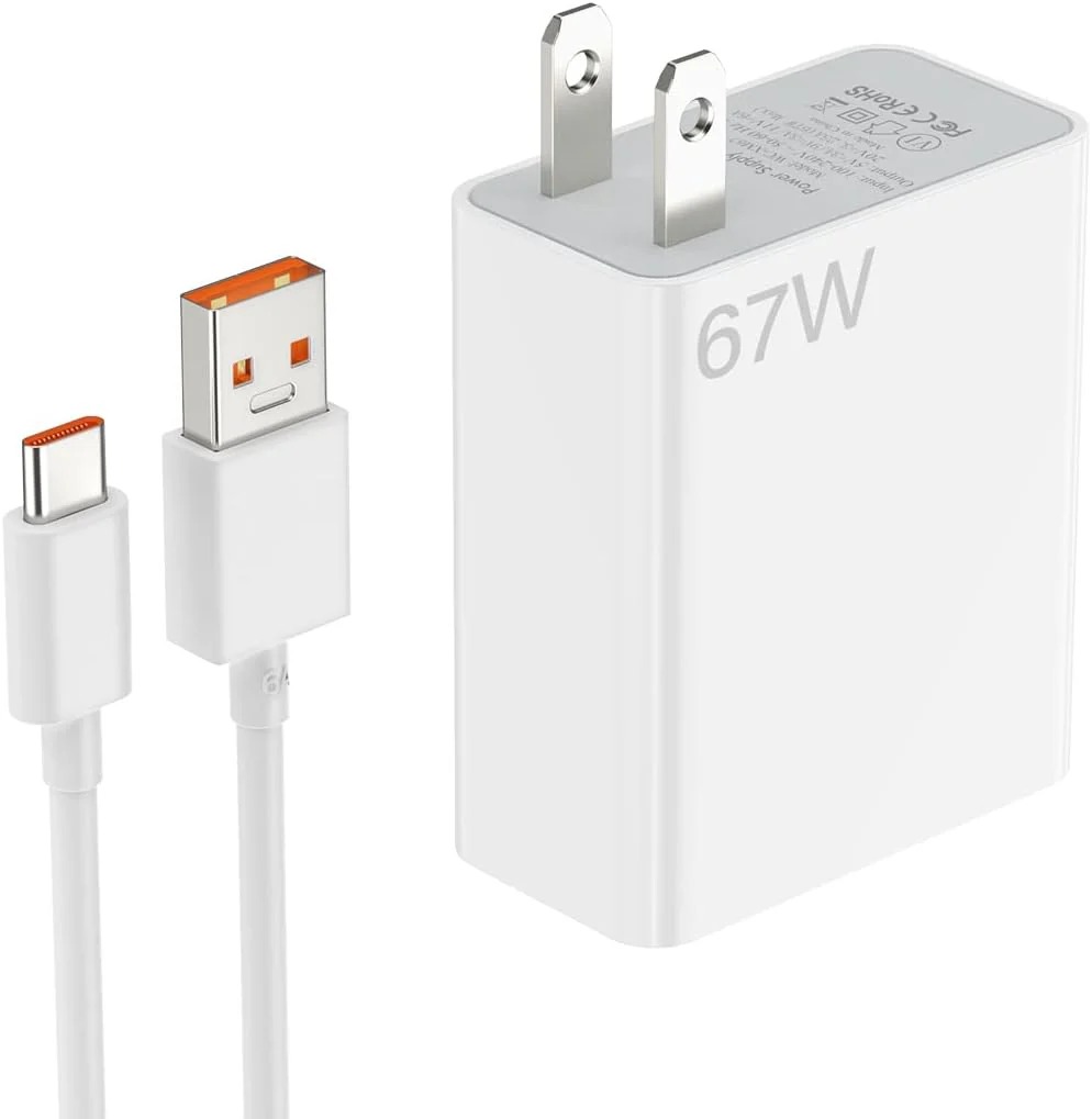 Xiaomi 67W Fast Wall Charger with 6A Cable