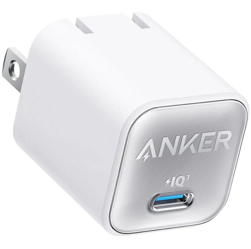 Anker Nano 511 Charger (30W USB-C GaN Fast Wall Charger) A2147