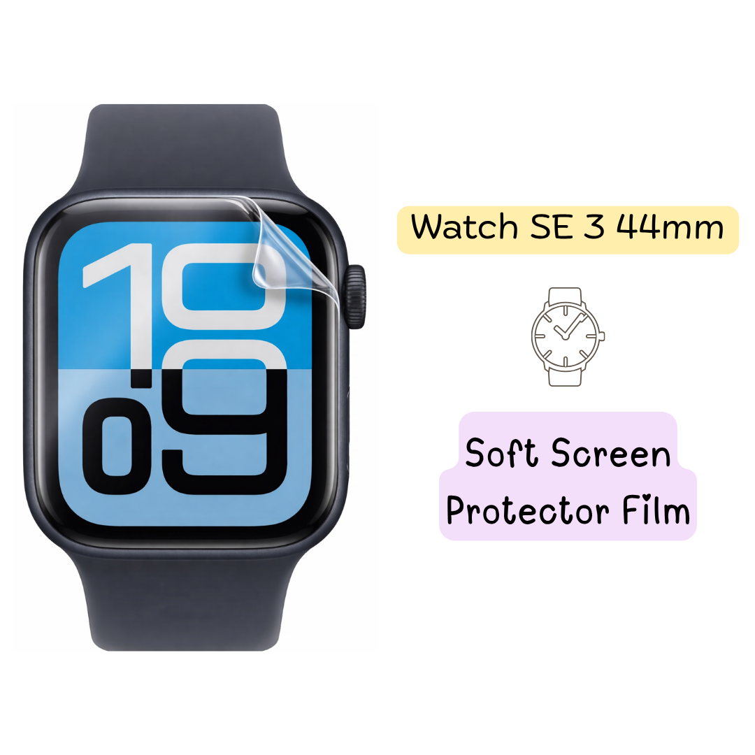 Apple Watch SE 3 44mm Hydrogel Screen Protector - Pack of 8