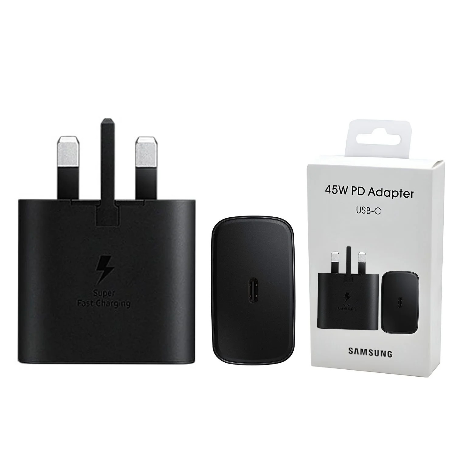 Samsung 45W 3-Pin Super Fast Charger with USB-C Cable photo 2