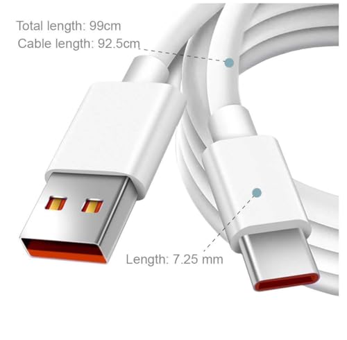 Xiaomi 120W 6A USB-A to USB-C Fast Charging Cable photo 4